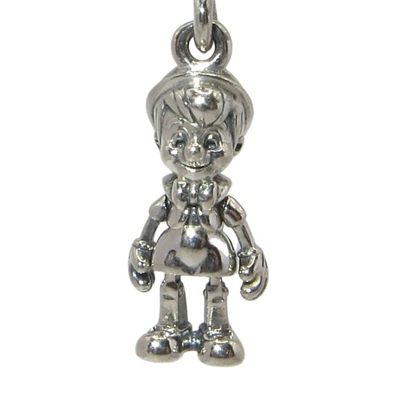 Pandora Disney Pinocchio Clear CZ & SS .925 Charm 797489CZ - Picture 2 of 7